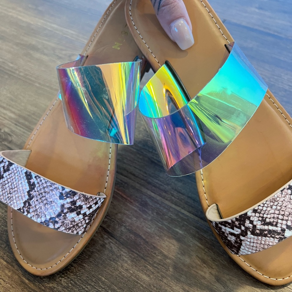 Snake print slides